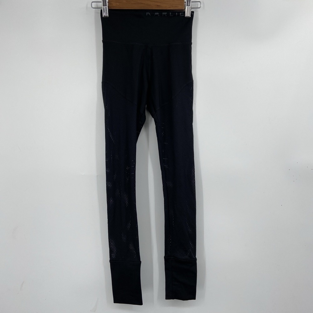 Adidas + Karlie Kloss Womens Essential Mesh High Waist Tights Size XS Black